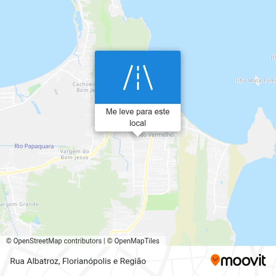 Rua Albatroz mapa