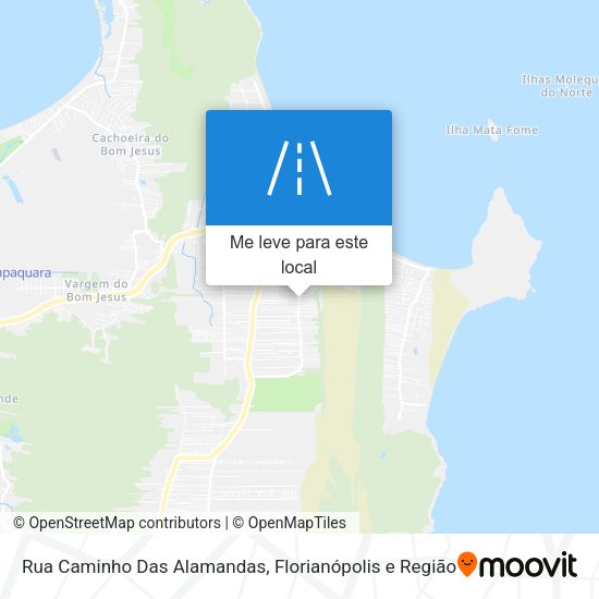 Rua Caminho Das Alamandas mapa