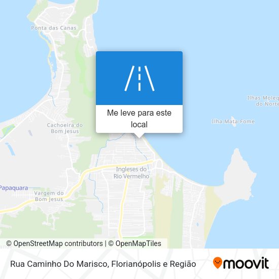 Rua Caminho Do Marisco mapa