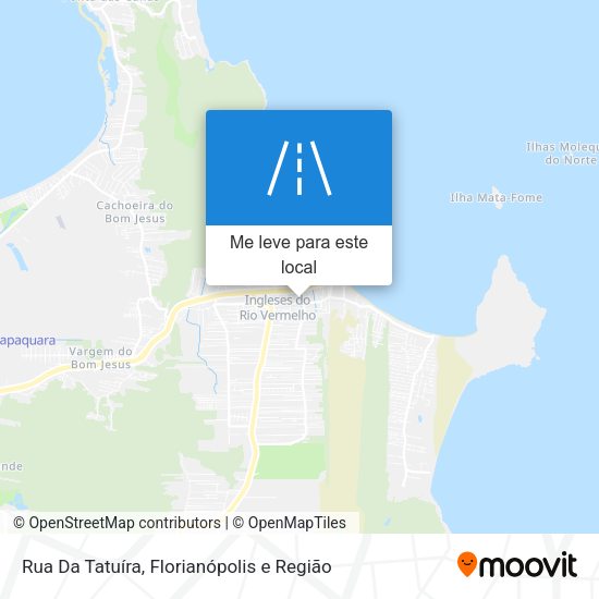 Rua Da Tatuíra mapa