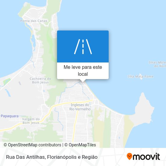 Rua Das Antilhas mapa