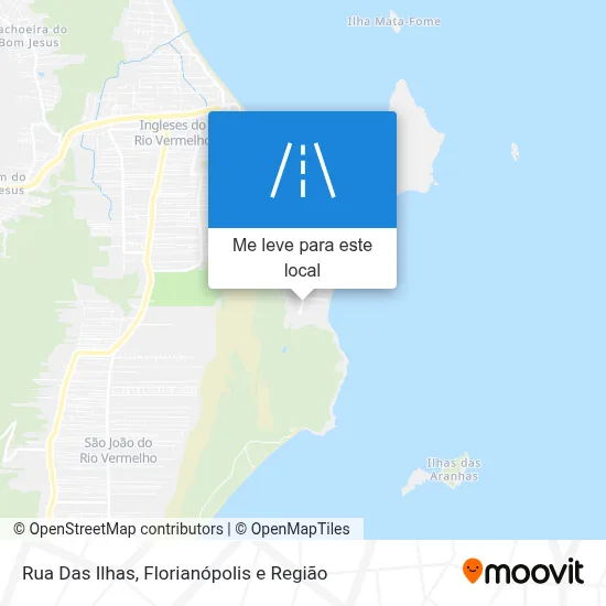 Rua Das Ilhas mapa