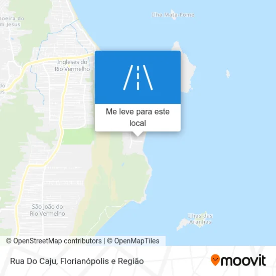 Rua Do Caju mapa
