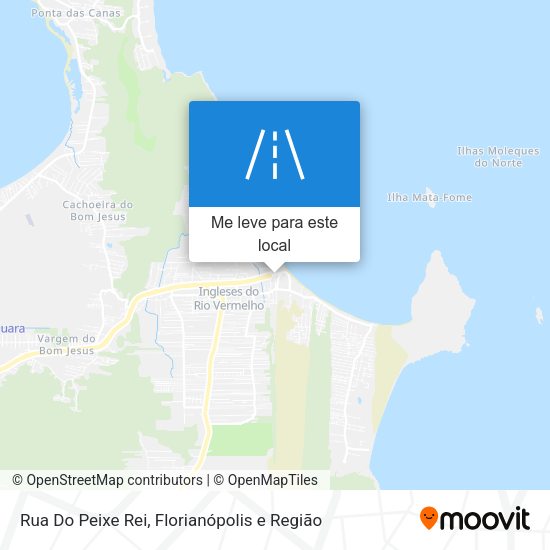 Rua Do Peixe Rei mapa