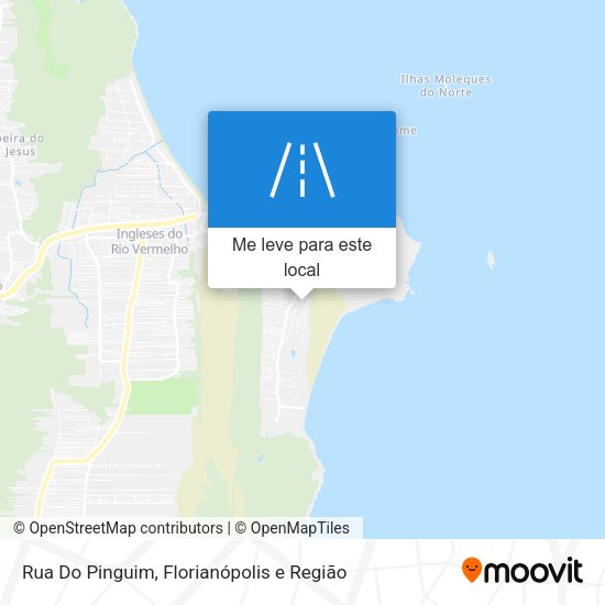 Rua Do Pinguim mapa
