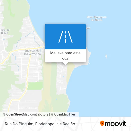 Rua Do Pinguim mapa