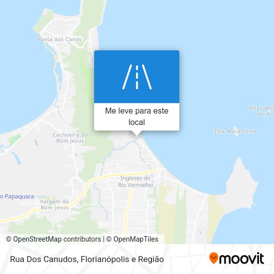 Rua Dos Canudos mapa