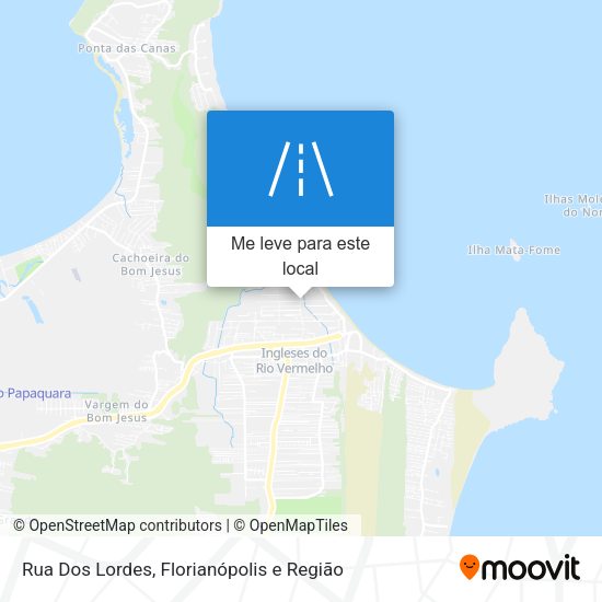 Rua Dos Lordes mapa