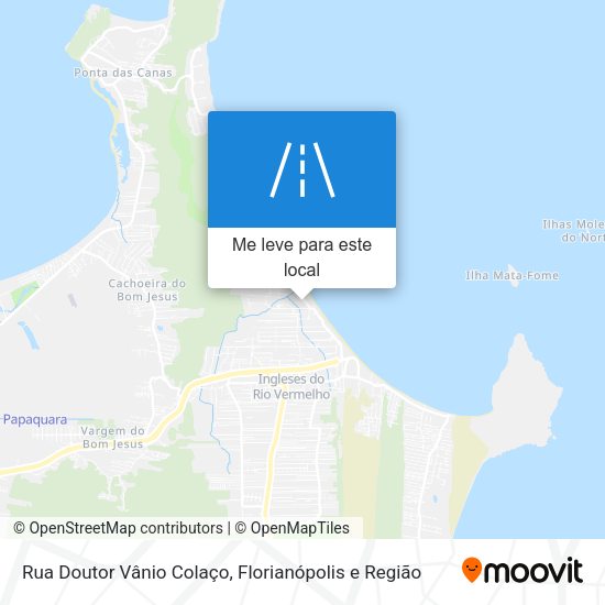 Rua Doutor Vânio Colaço mapa