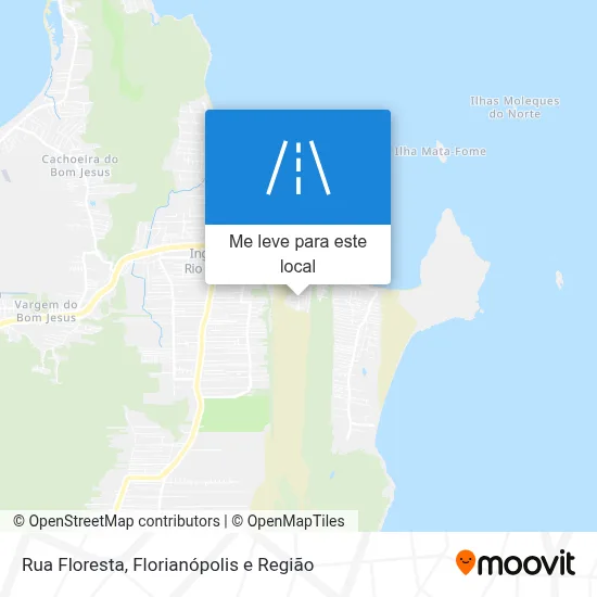 Rua Floresta mapa