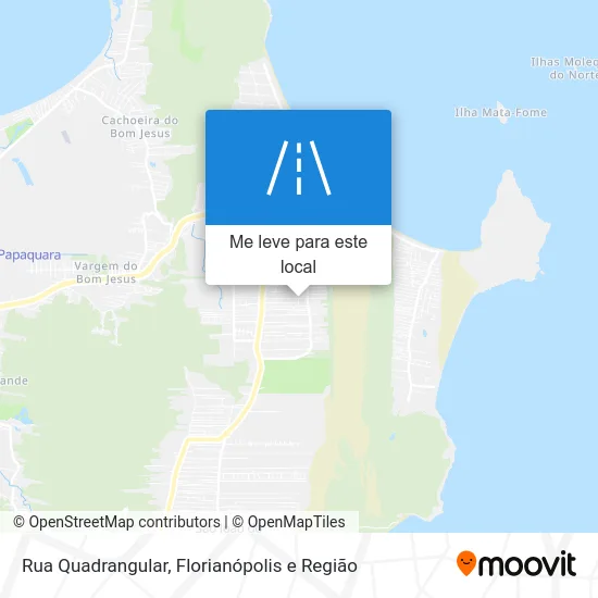 Rua Quadrangular mapa