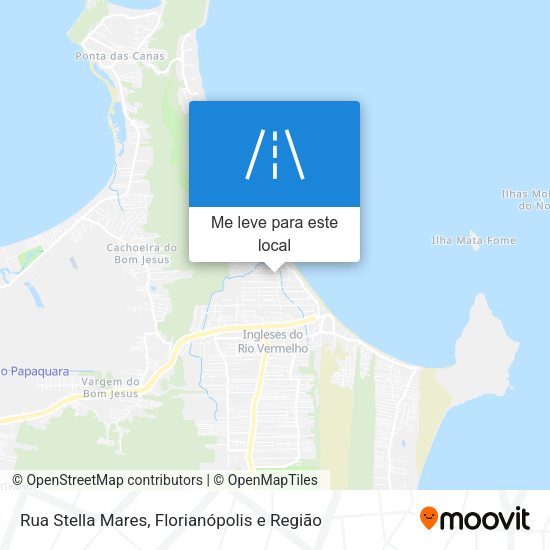Rua Stella Mares mapa
