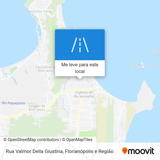 Rua Valmor Della Giustina mapa