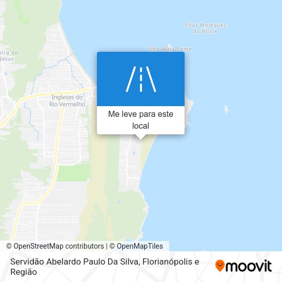 Servidão Abelardo Paulo Da Silva mapa