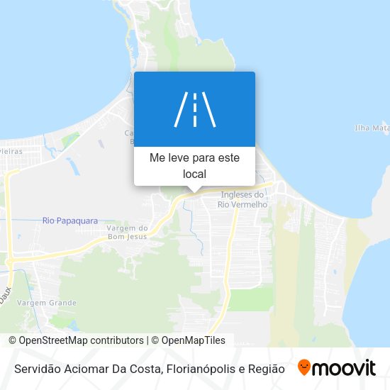 Servidão Aciomar Da Costa mapa