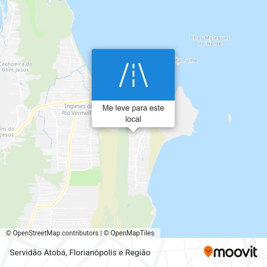 Servidão Atobá mapa