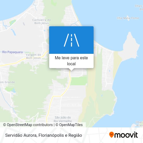 Servidão Aurora mapa