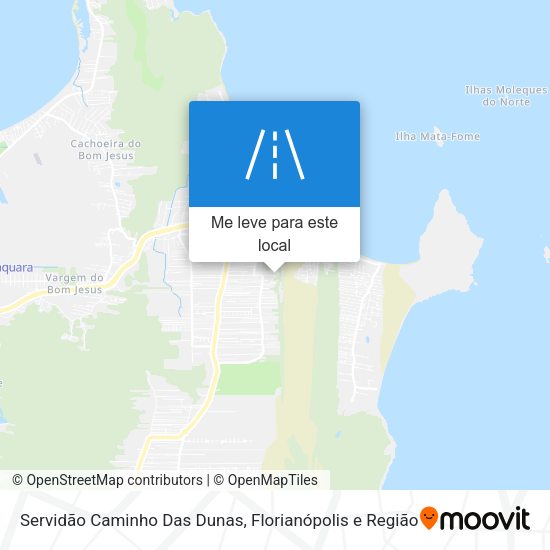 Servidão Caminho Das Dunas mapa