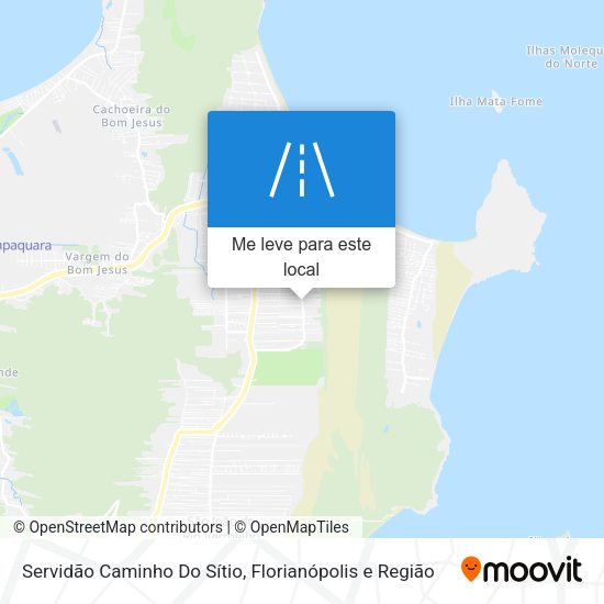 Servidão Caminho Do Sítio mapa