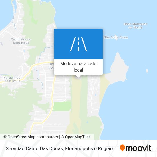 Servidão Canto Das Dunas mapa