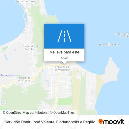 Servidão Danir José Valente mapa