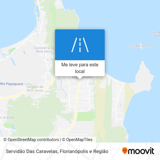 Servidão Das Caravelas mapa