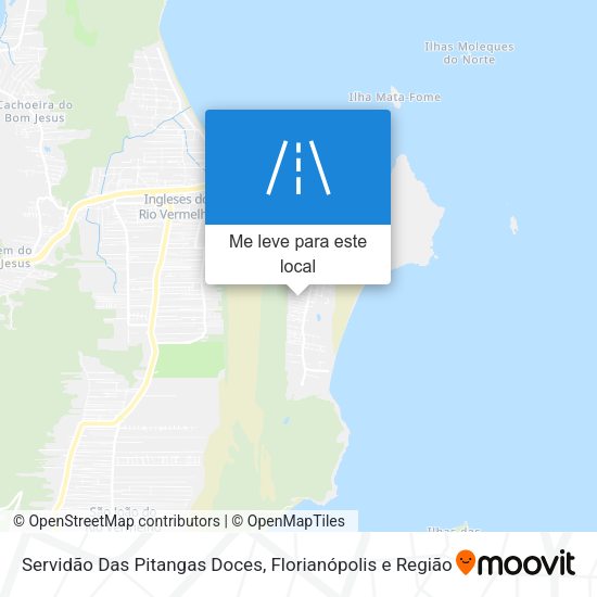 Servidão Das Pitangas Doces mapa