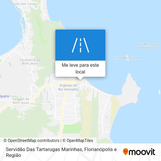 Servidão Das Tartarugas Marinhas mapa