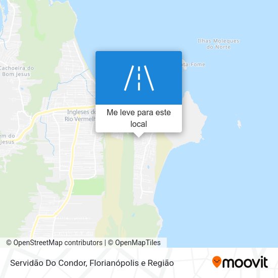 Servidão Do Condor mapa