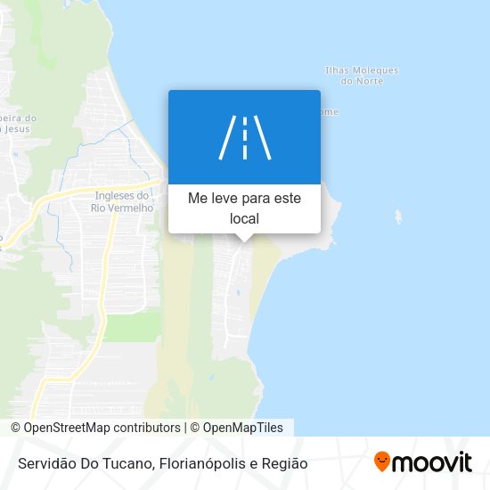 Servidão Do Tucano mapa