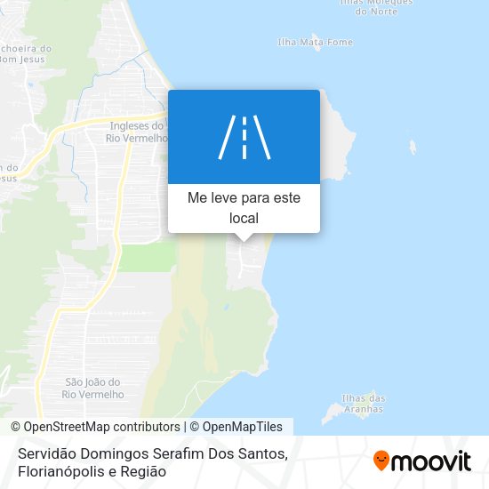 Servidão Domingos Serafim Dos Santos mapa