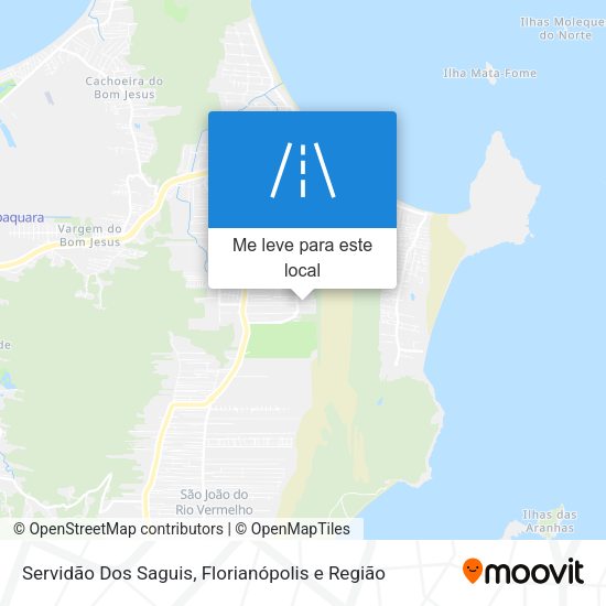 Servidão Dos Saguis mapa