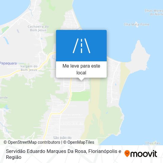 Servidão Eduardo Marques Da Rosa mapa