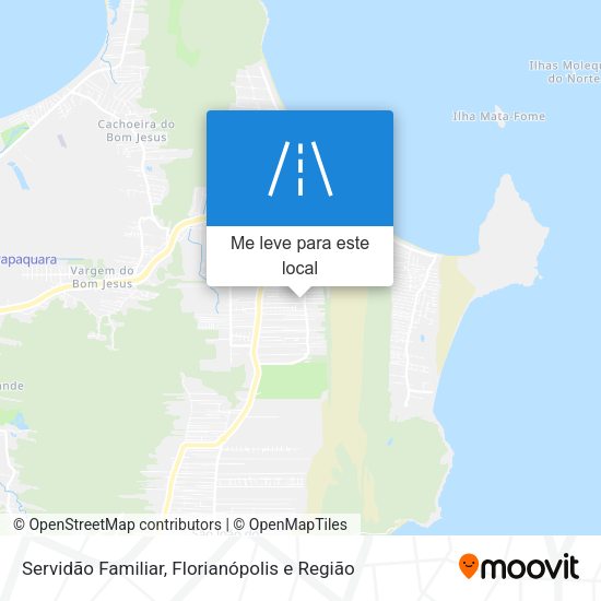 Servidão Familiar mapa