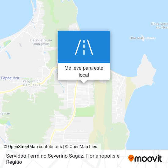 Servidão Fermino Severino Sagaz mapa