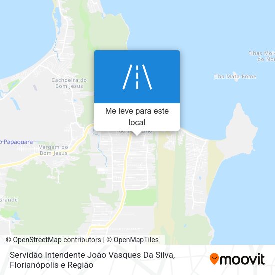 Servidão Intendente João Vasques Da Silva mapa