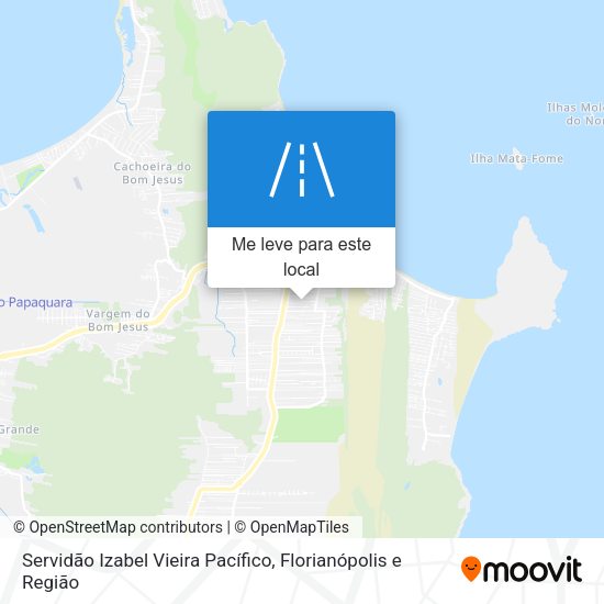 Servidão Izabel Vieira Pacífico mapa