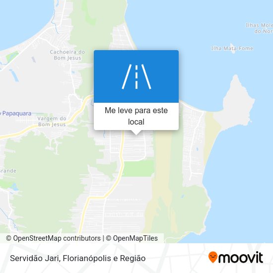 Servidão Jari mapa