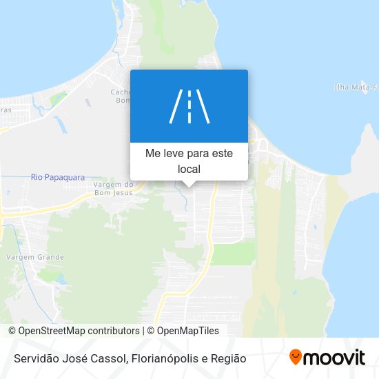 Servidão José Cassol mapa