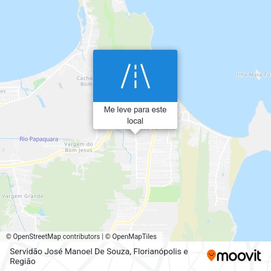Servidão José Manoel De Souza mapa