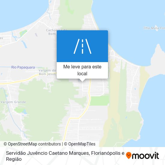 Servidão Juvêncio Caetano Marques mapa