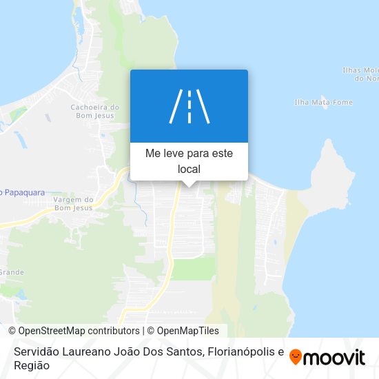 Servidão Laureano João Dos Santos mapa