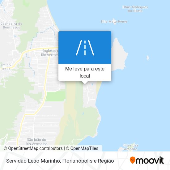 Servidão Leão Marinho mapa
