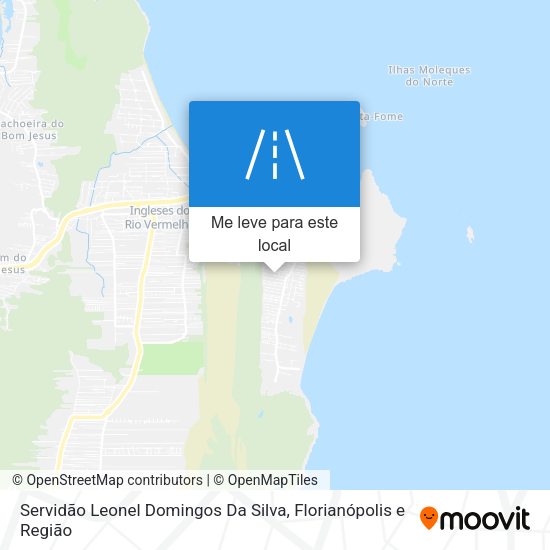 Servidão Leonel Domingos Da Silva mapa