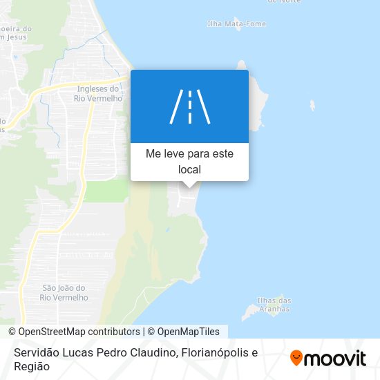 Servidão Lucas Pedro Claudino mapa