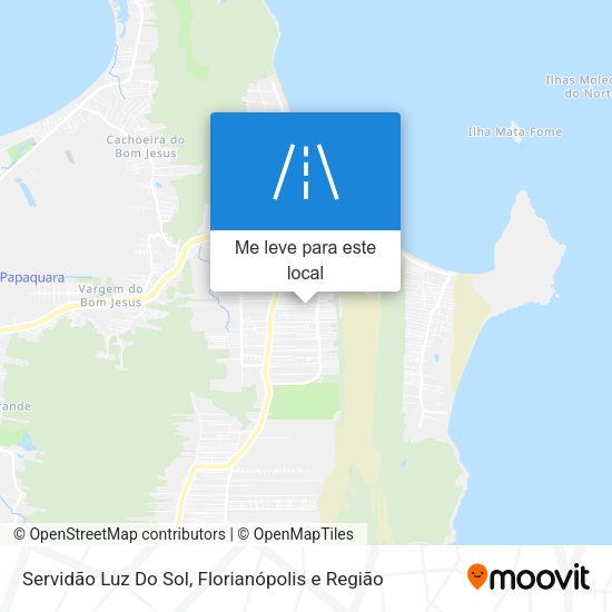 Servidão Luz Do Sol mapa