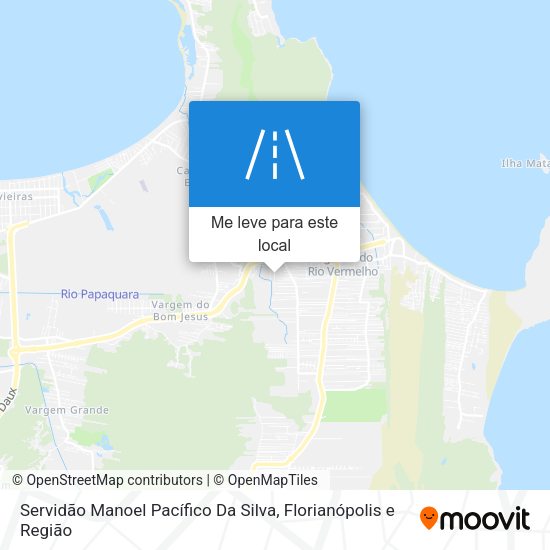 Servidão Manoel Pacífico Da Silva mapa