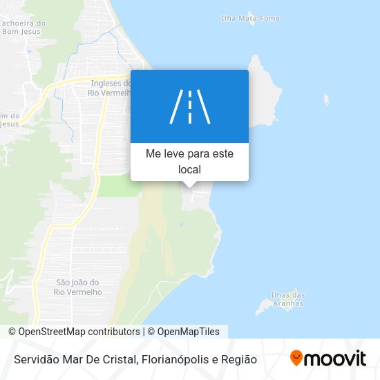 Servidão Mar De Cristal mapa
