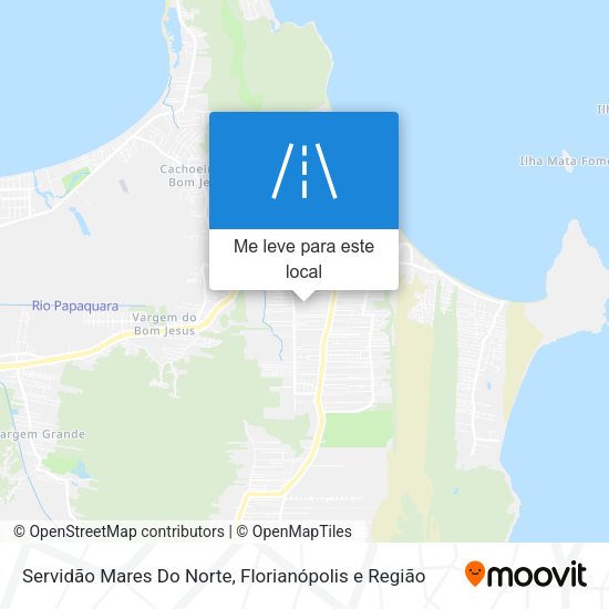 Servidão Mares Do Norte mapa