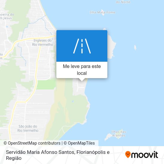 Servidão Maria Afonso Santos mapa